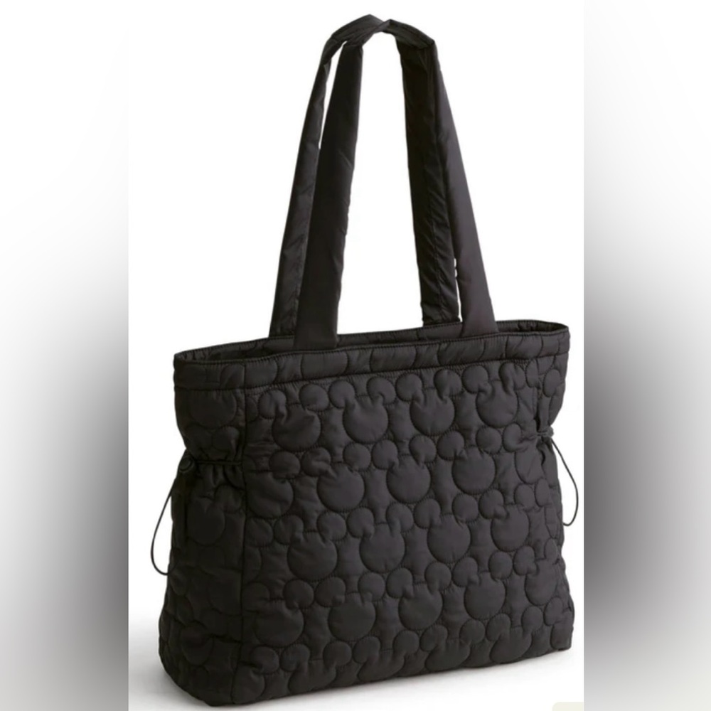 Vera Bradley Black Quilted Tote Bag